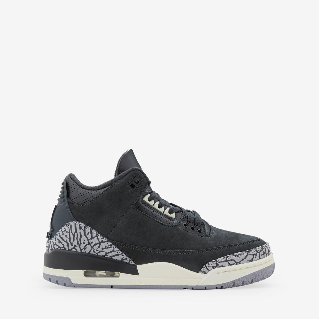 Women's Air Jordan 3 Retro Off Noir | Black | Sail | Cement Grey Footwear