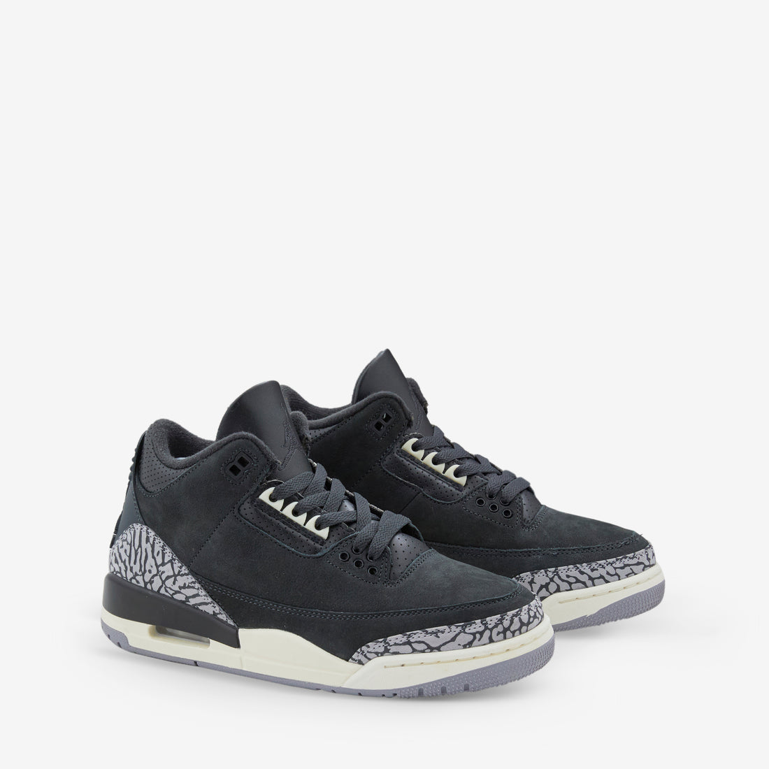 Women's Air Jordan 3 Retro Off Noir | Black | Sail | Cement Grey Footwear