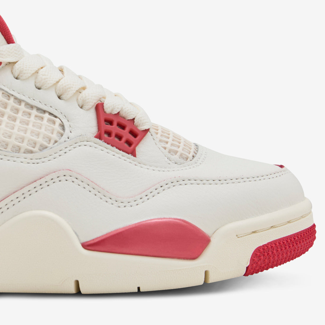 Women's Air Jordan 4 Retro Pale Ivory | Sierra Red | Tough Red Footwear