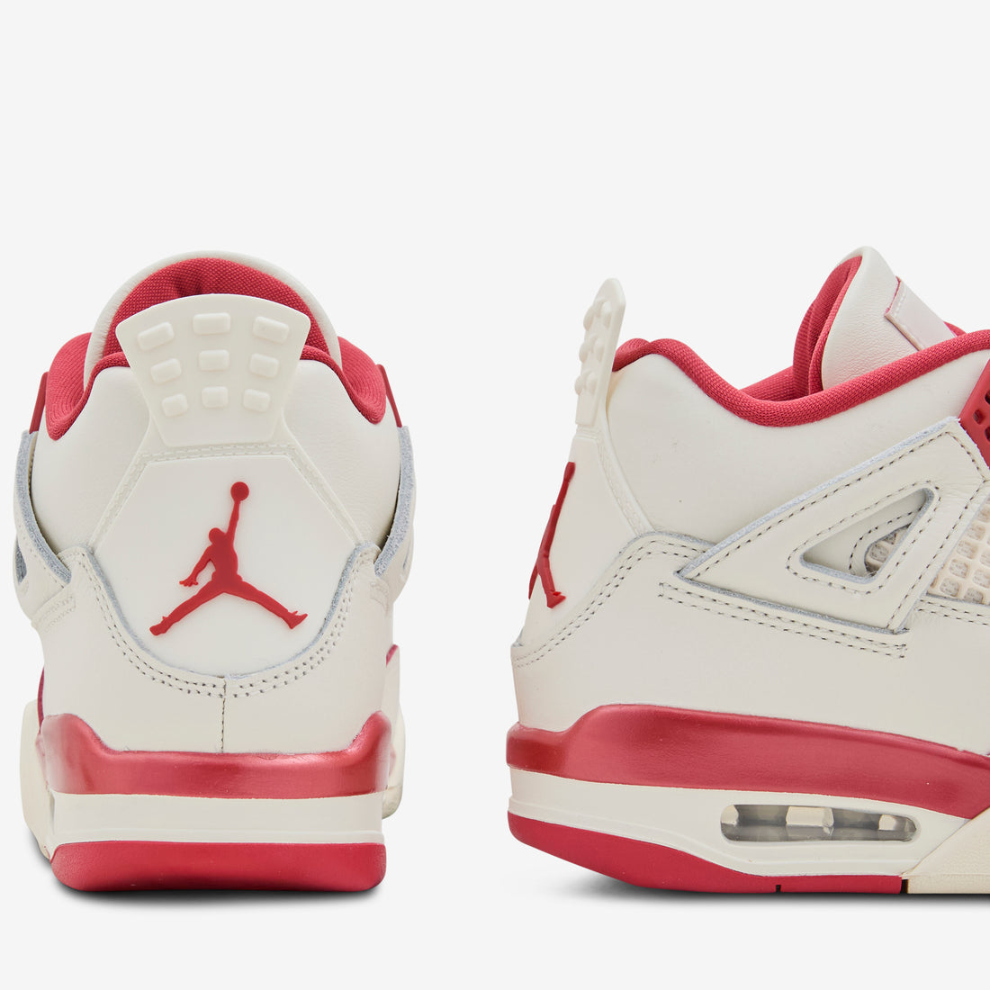 Women's Air Jordan 4 Retro Pale Ivory | Sierra Red | Tough Red Footwear