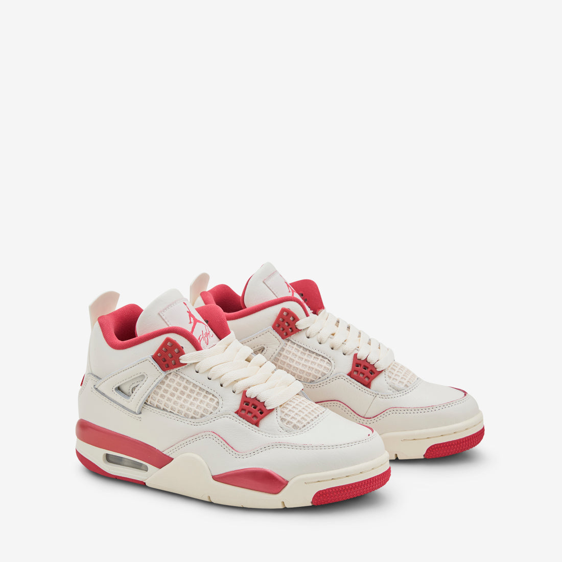 Women's Air Jordan 4 Retro Pale Ivory | Sierra Red | Tough Red Footwear