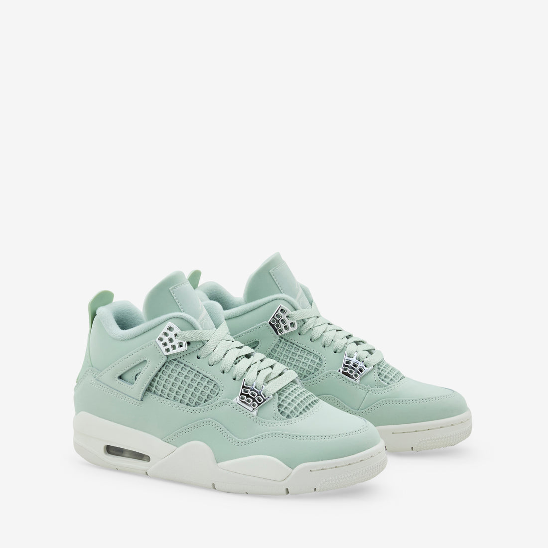 Women's Air Jordan 4 Retro 'Abundance' Seafoam | Sail | Metallic Silver Footwear