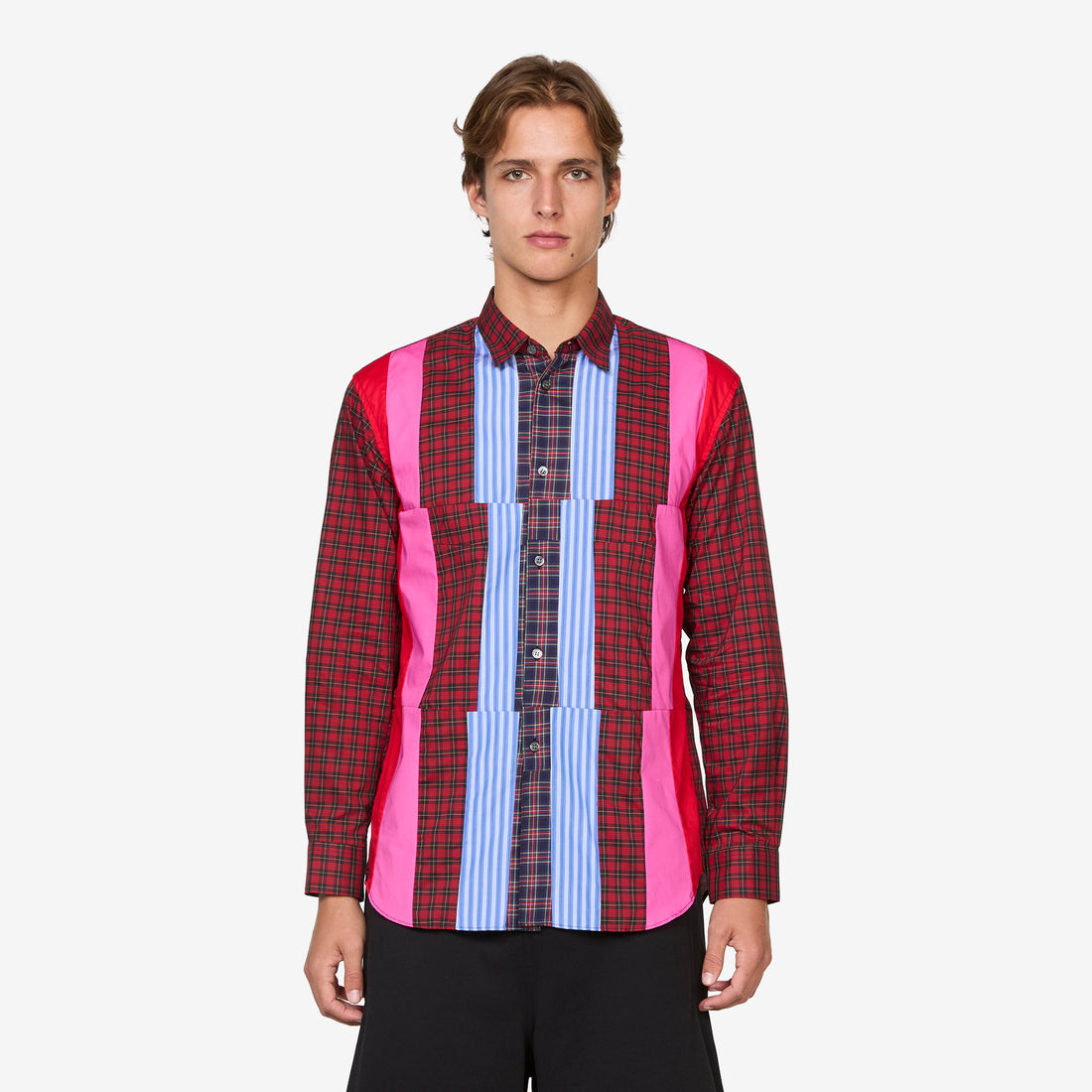 Tartan Colour Block Shirt Multi Shirts