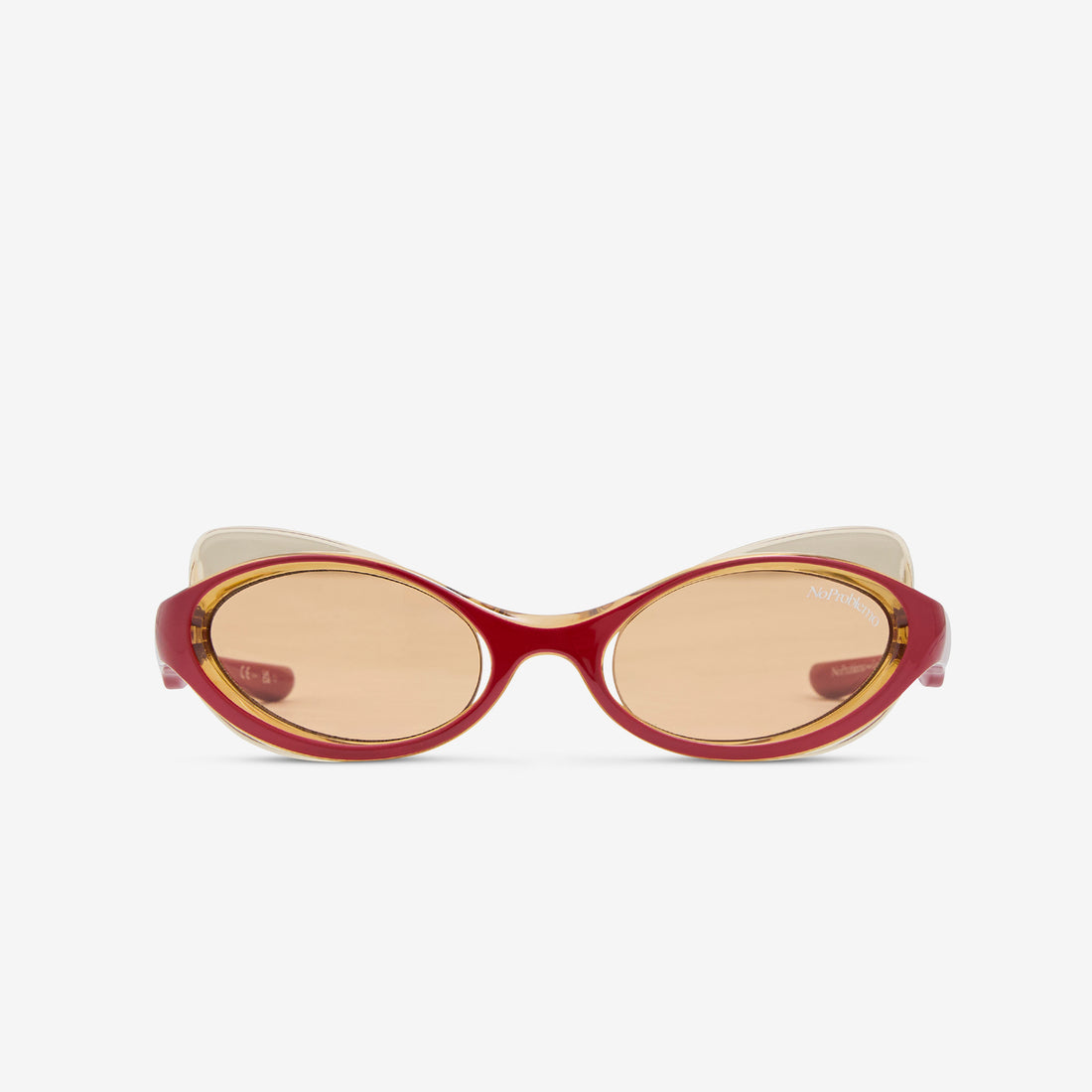 Le Specs x Lyra Bright Red | Yellow Tint Eyewear
