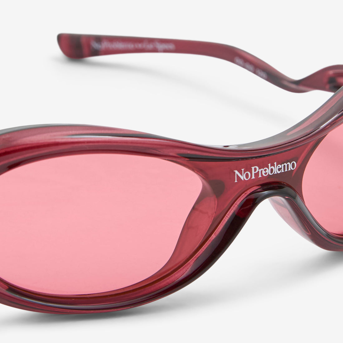 Le Specs x Vortex Deux Dark Cherry | Crimson Tint Eyewear