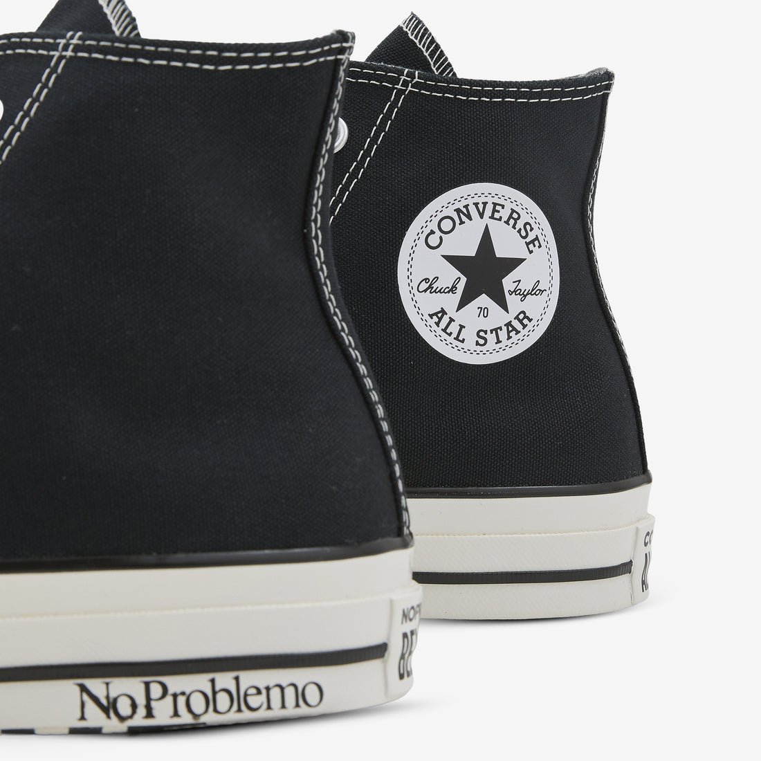No Problemo x Chuck '70 Hi Black Footwear