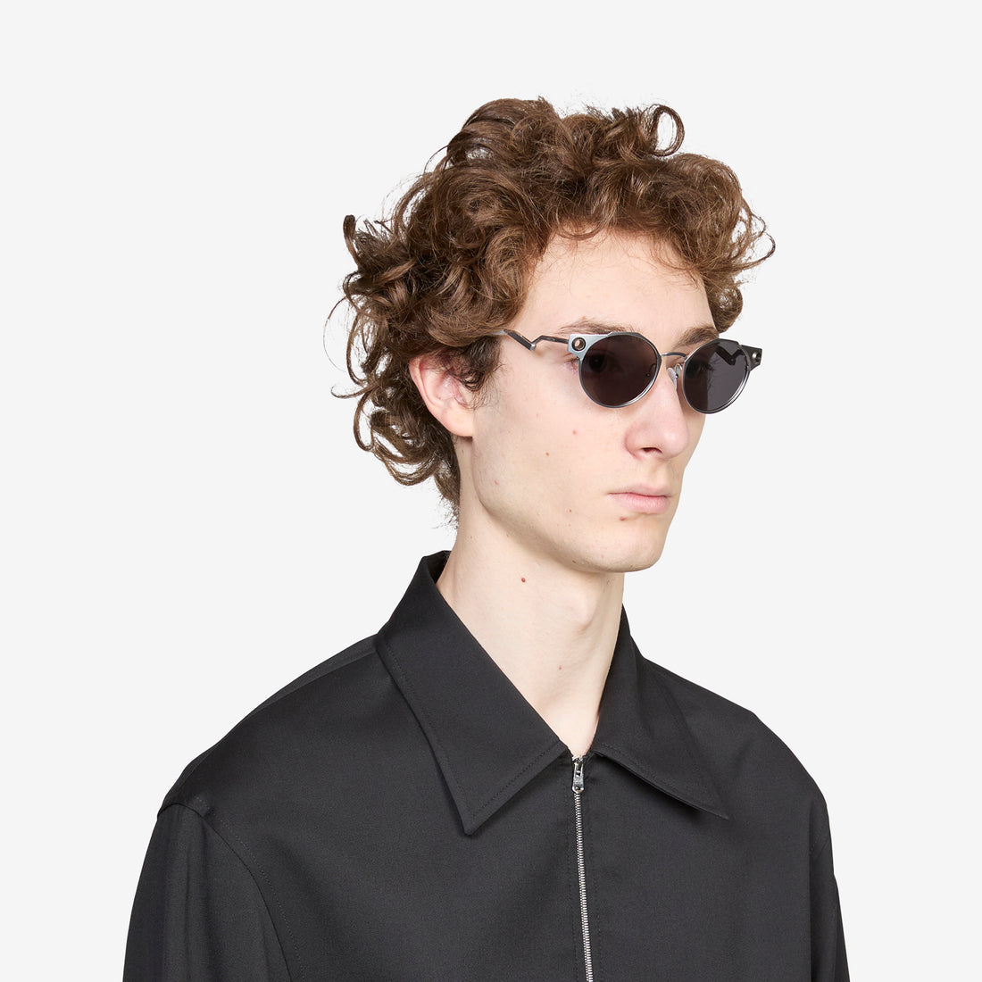 Deadbolt™ Satin Chrome | Prizm Black Eyewear