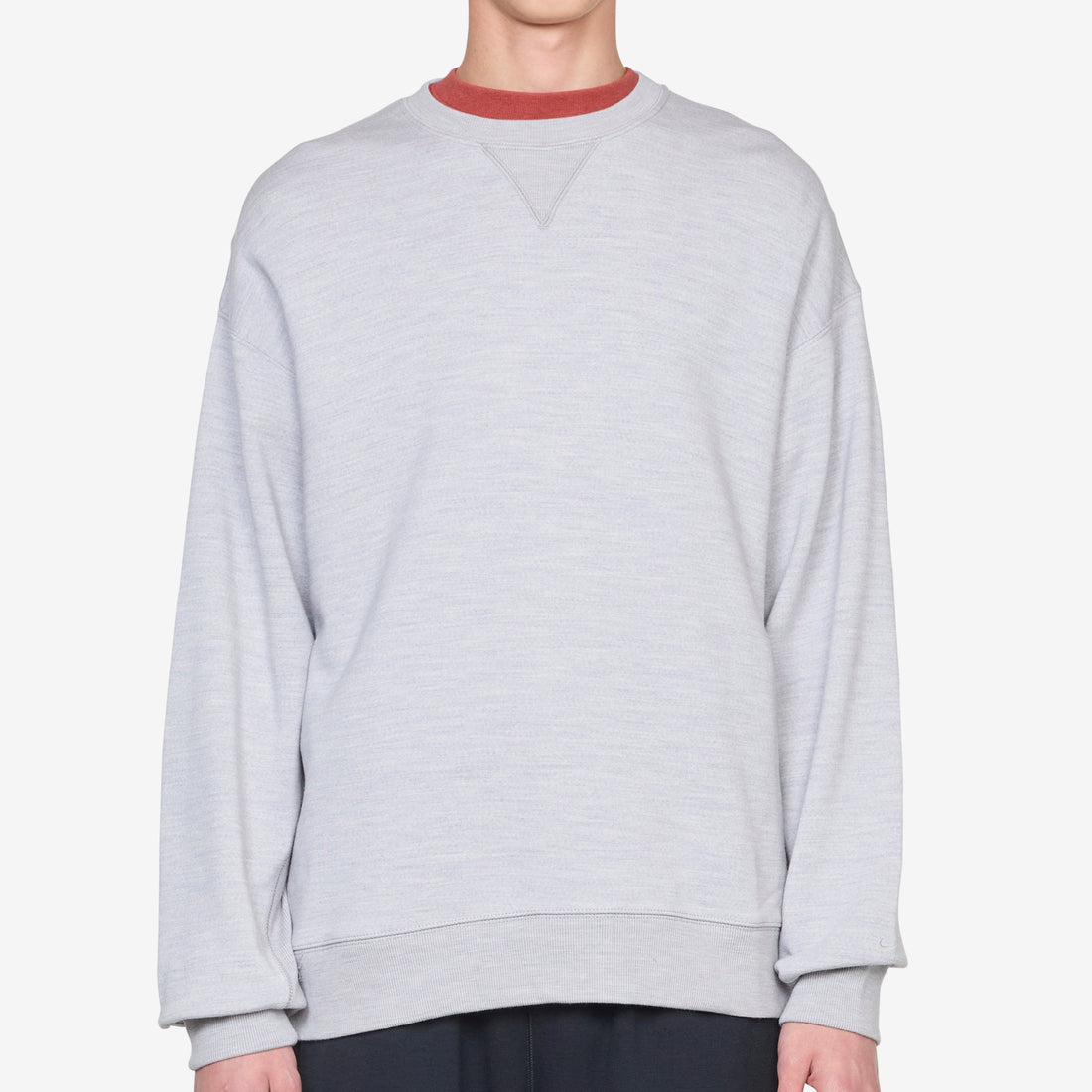 Nike Wool Classics Crew Matte Silver | Heather Jumpers