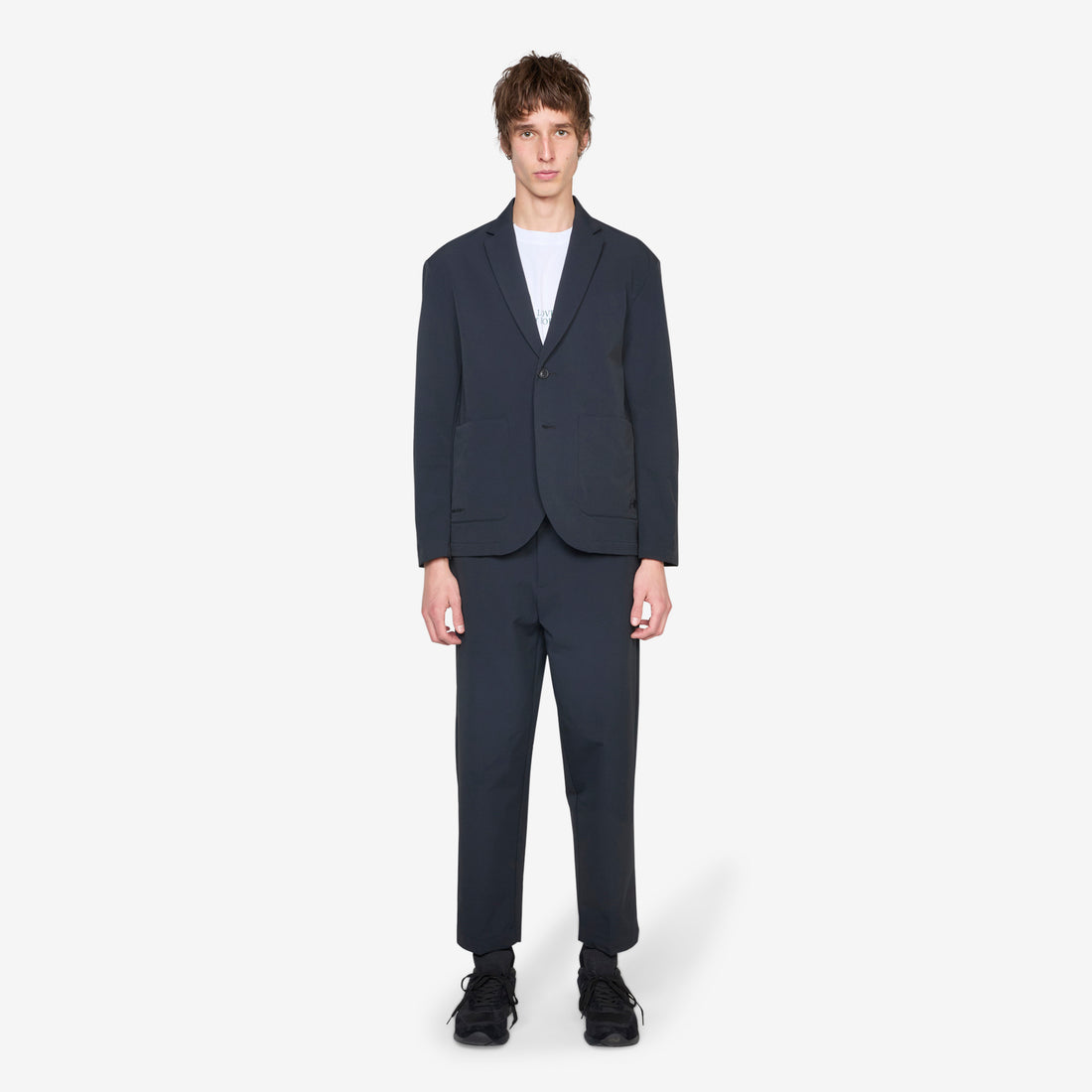 Grey Tapered Pant Black Pants