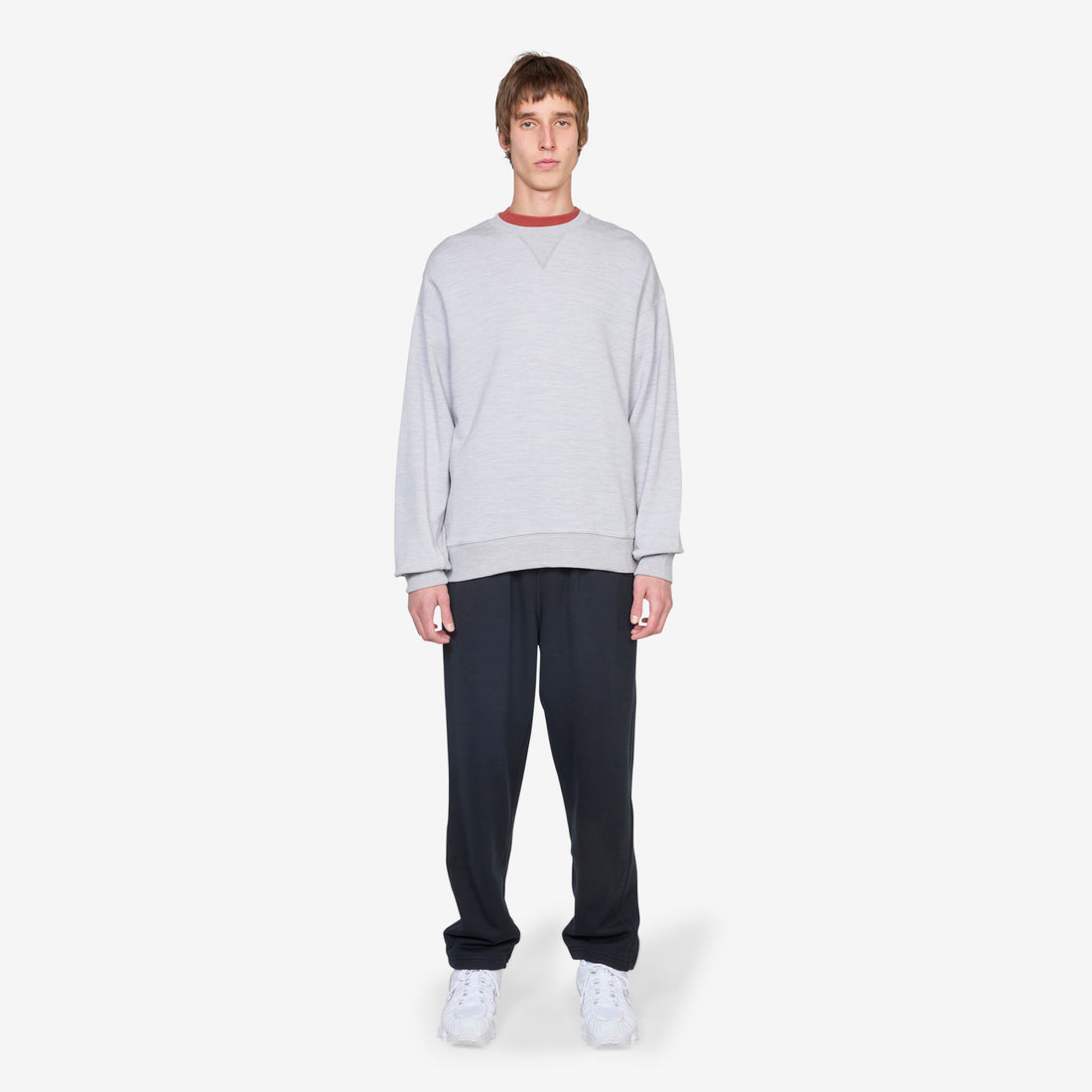 Nike Wool Classics Crew Matte Silver | Heather Jumpers