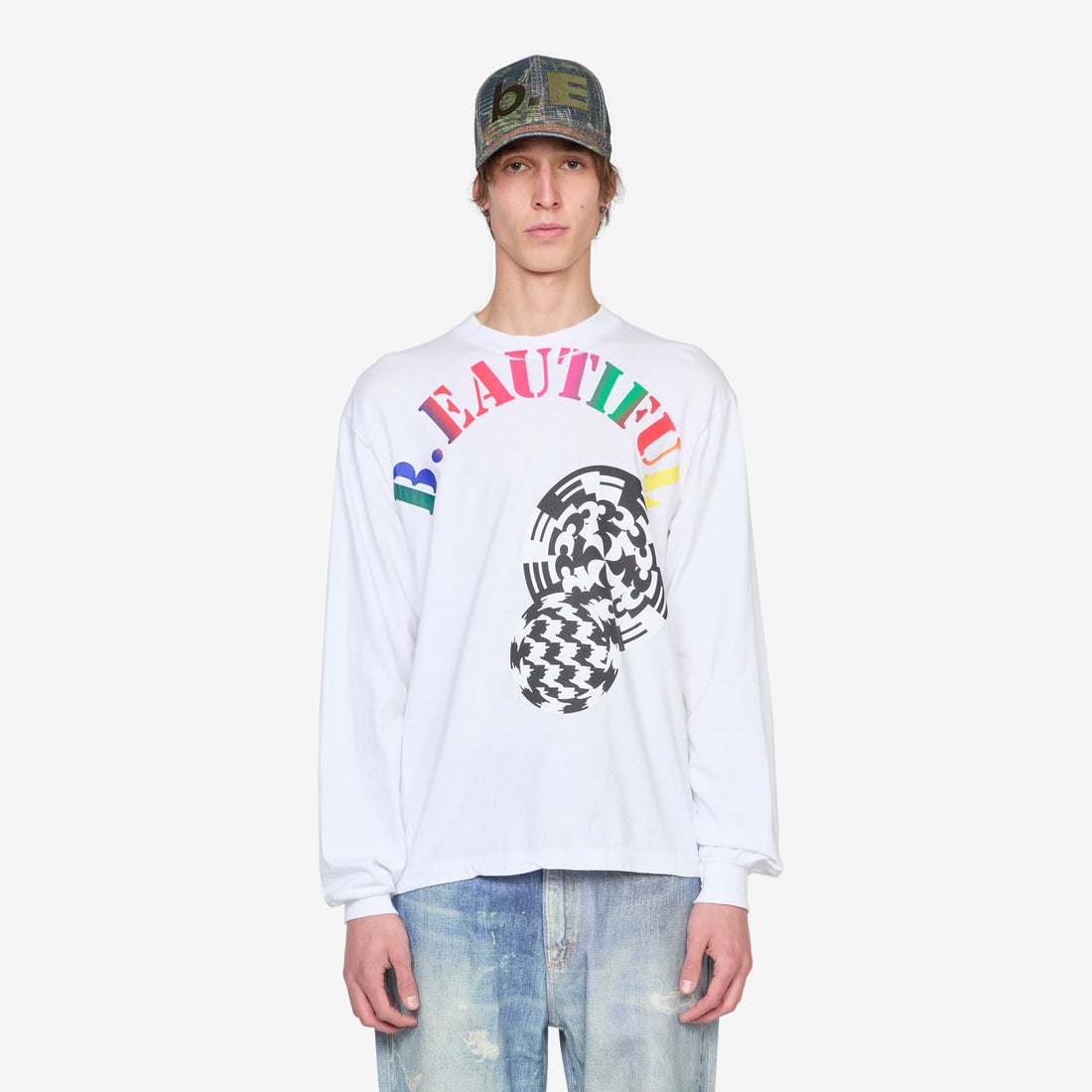 Silhouette Longsleeve T-Shirt White Tees