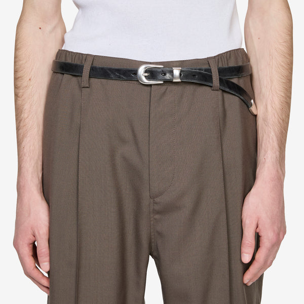 小物 ourlegacy 2CM BELT 90/BLACK Our Legacy - Belt 2 cm Black