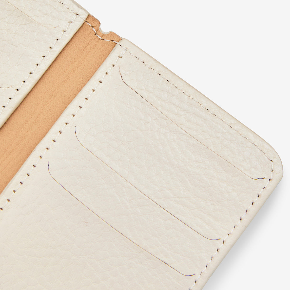 Card Case Deep Ecru Leather Accessories