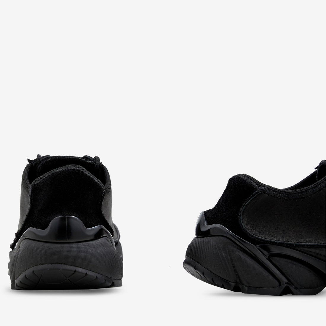 Klove Black Leather Footwear