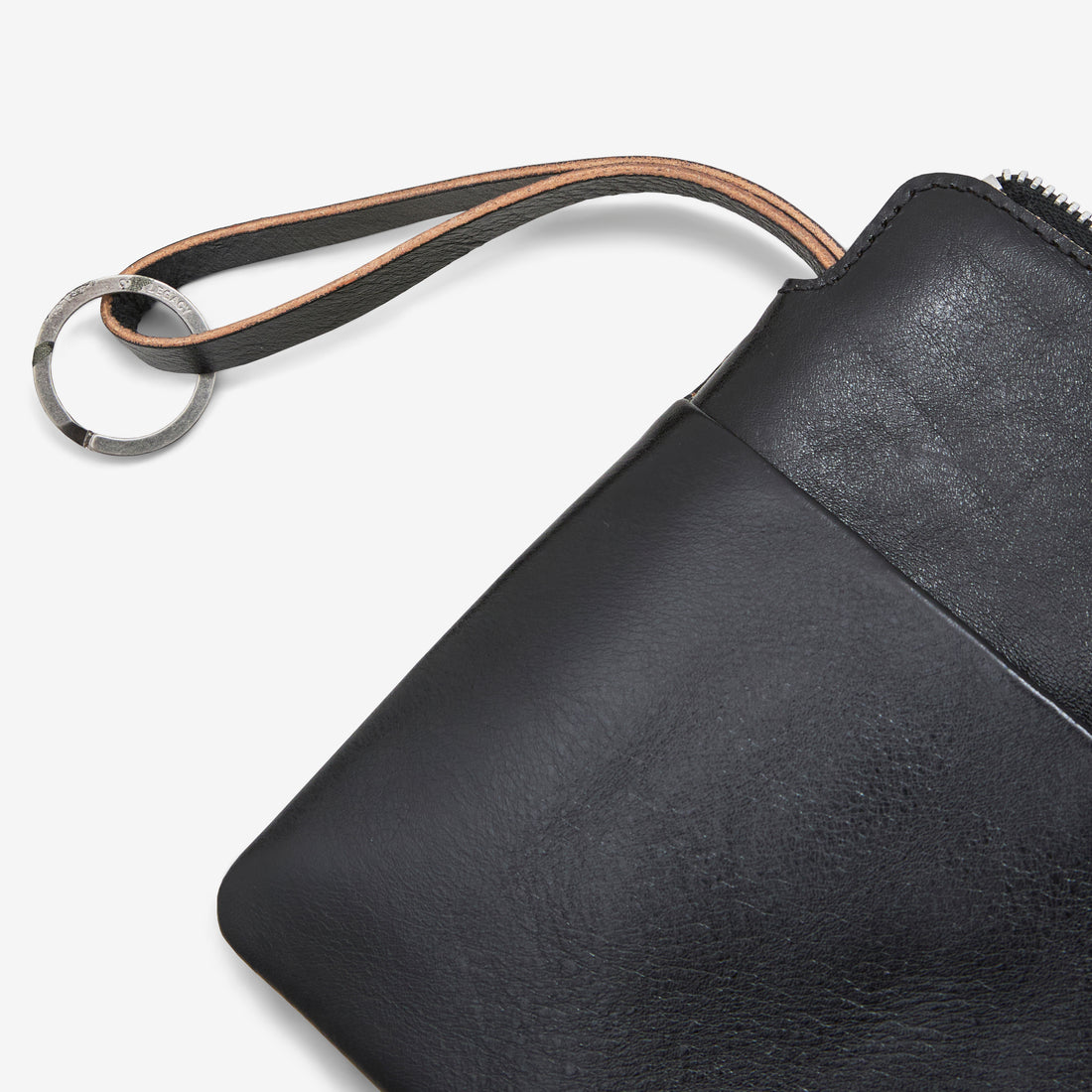 Supporter Organizer True Dye Black Leather Bags