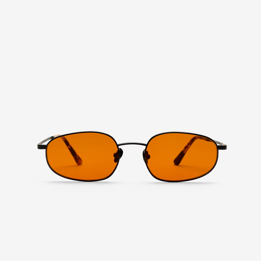 Otto Matte Black | Orange Solid Lens Eyewear