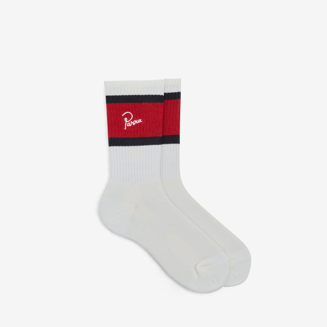 Signature Striped Crew Socks Red | Black Jumpers