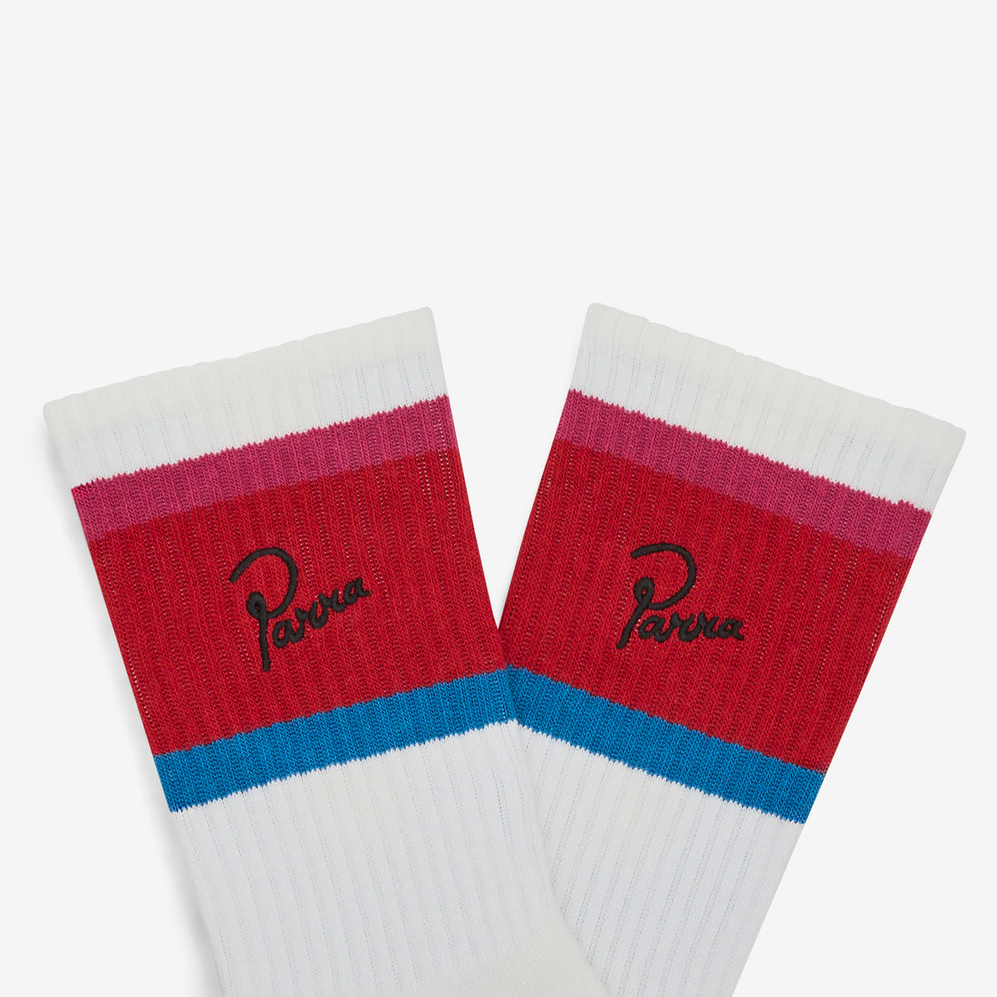 Signature Striped Crew Socks Red | Multi Jumpers