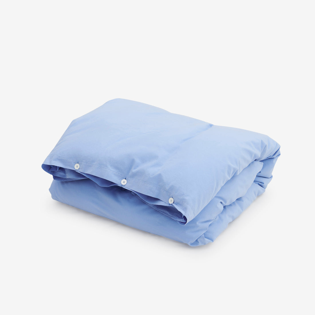 Percale Duvet Cover Island Blue Lifestyle
