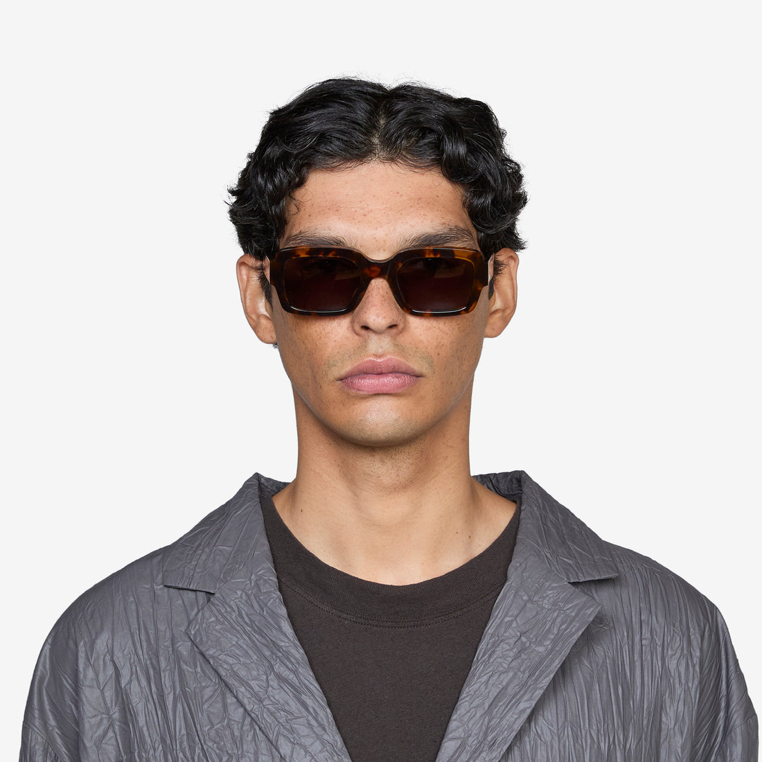 Apollo Havana | Grey Solid Lens Eyewear