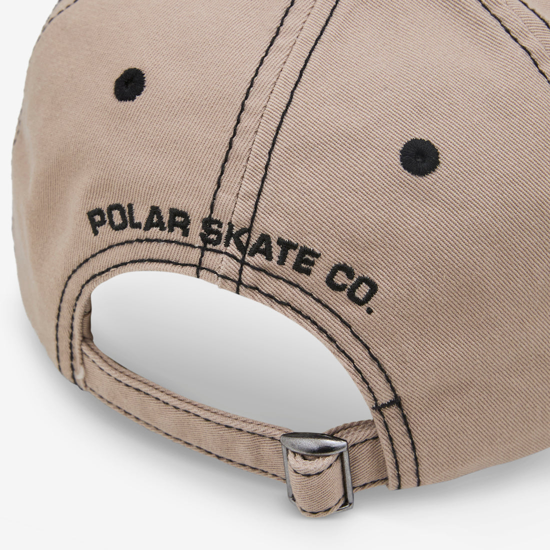 Contrast Sai Cap Washed Taupe Headwear