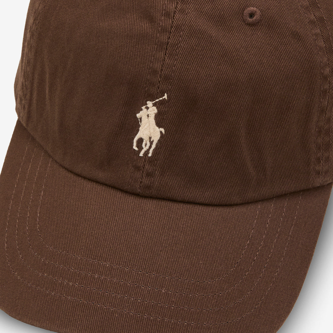 Iconic Cotton Chino Ball Cap Cooper Brown Headwear