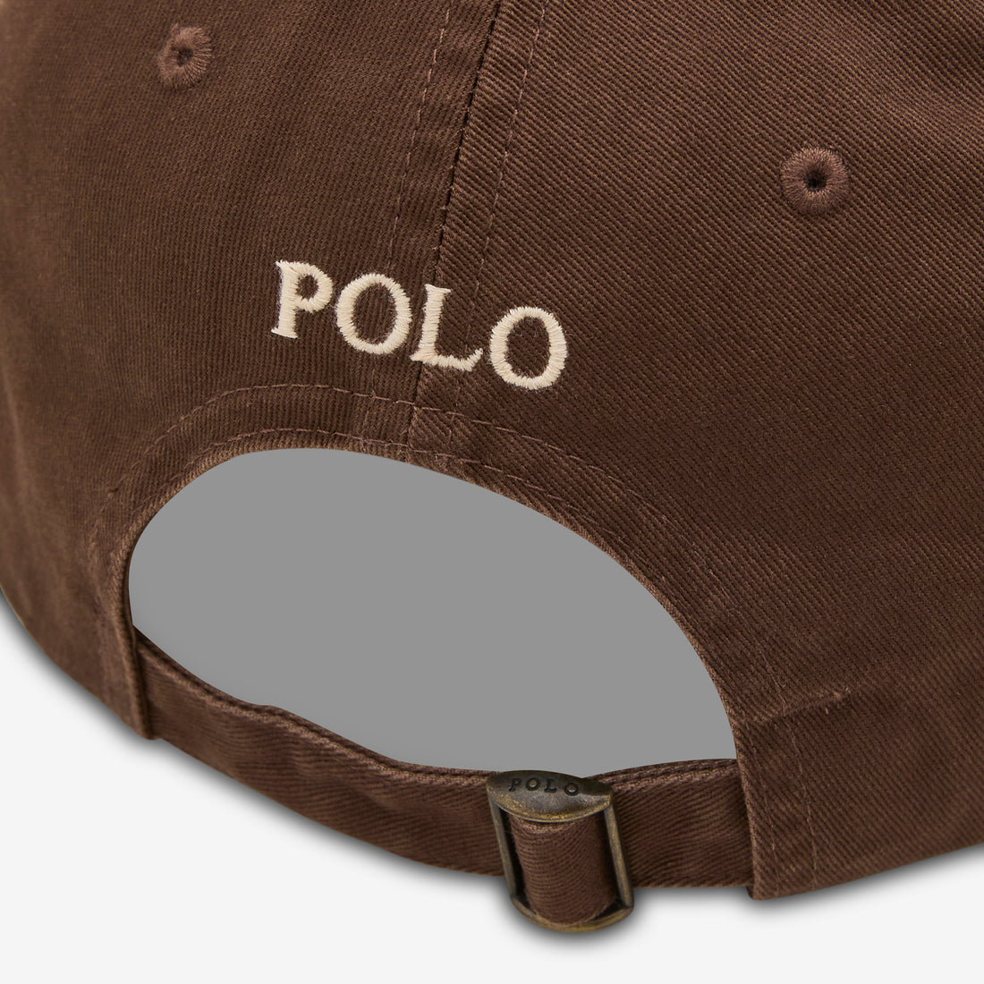 Iconic Cotton Chino Ball Cap Cooper Brown Headwear