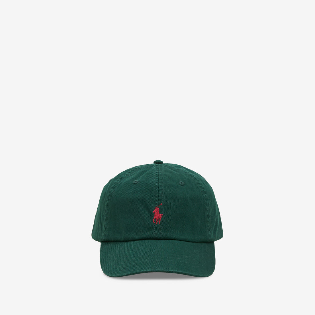 Iconic Cotton Chino Ball Cap College Green Headwear