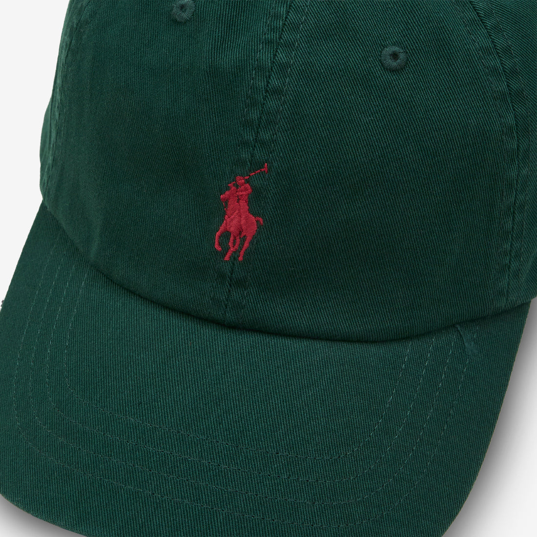 Iconic Cotton Chino Ball Cap College Green Headwear