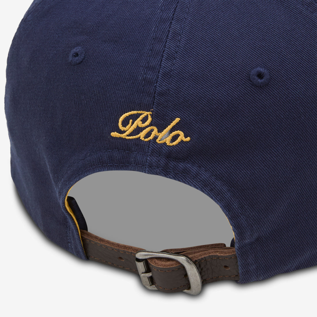Triple-Pony Twill Ball Cap Newport Navy Headwear