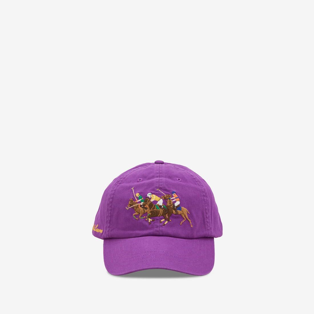 Triple-Pony Twill Ball Cap Purple Dawn Headwear