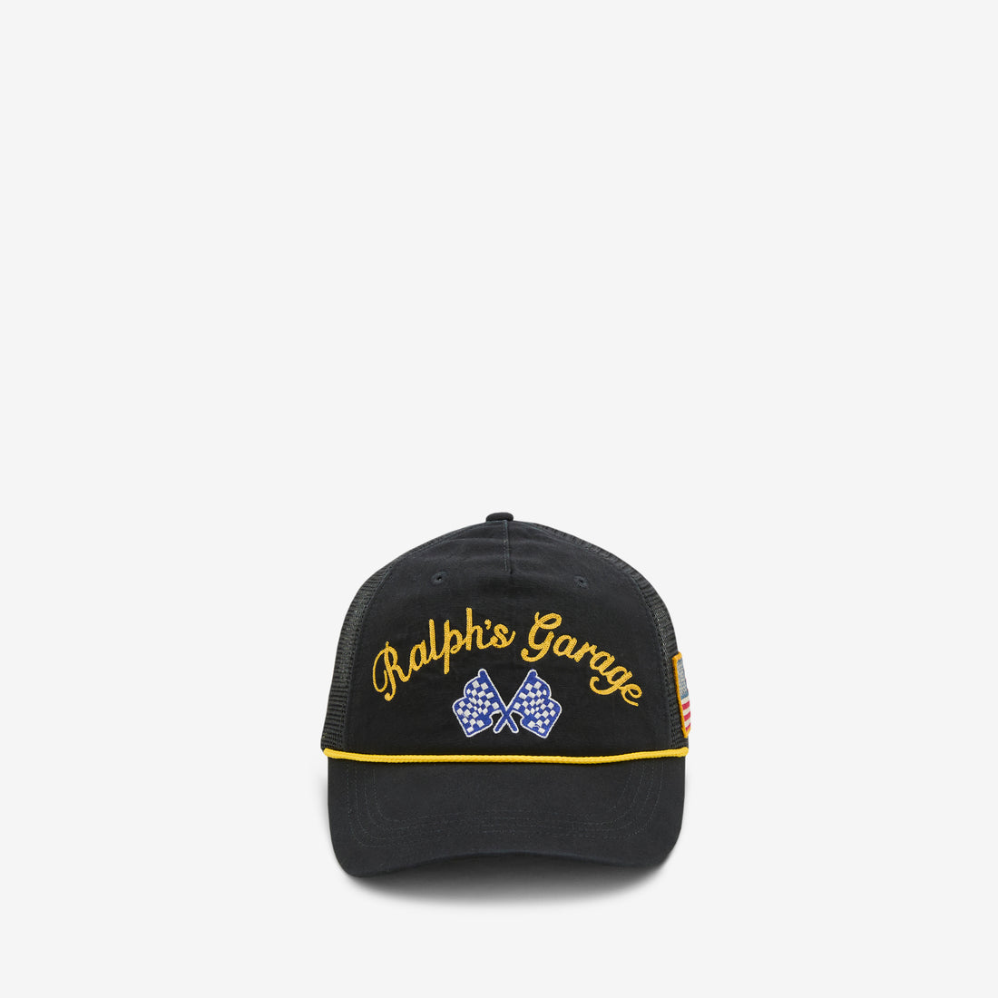 Vintage Trucker Polo Black Headwear