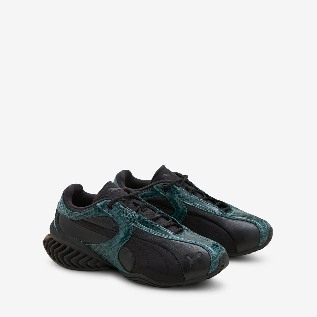 CELL GEO 1 Reptilian Dark Green | PUMA Black Footwear