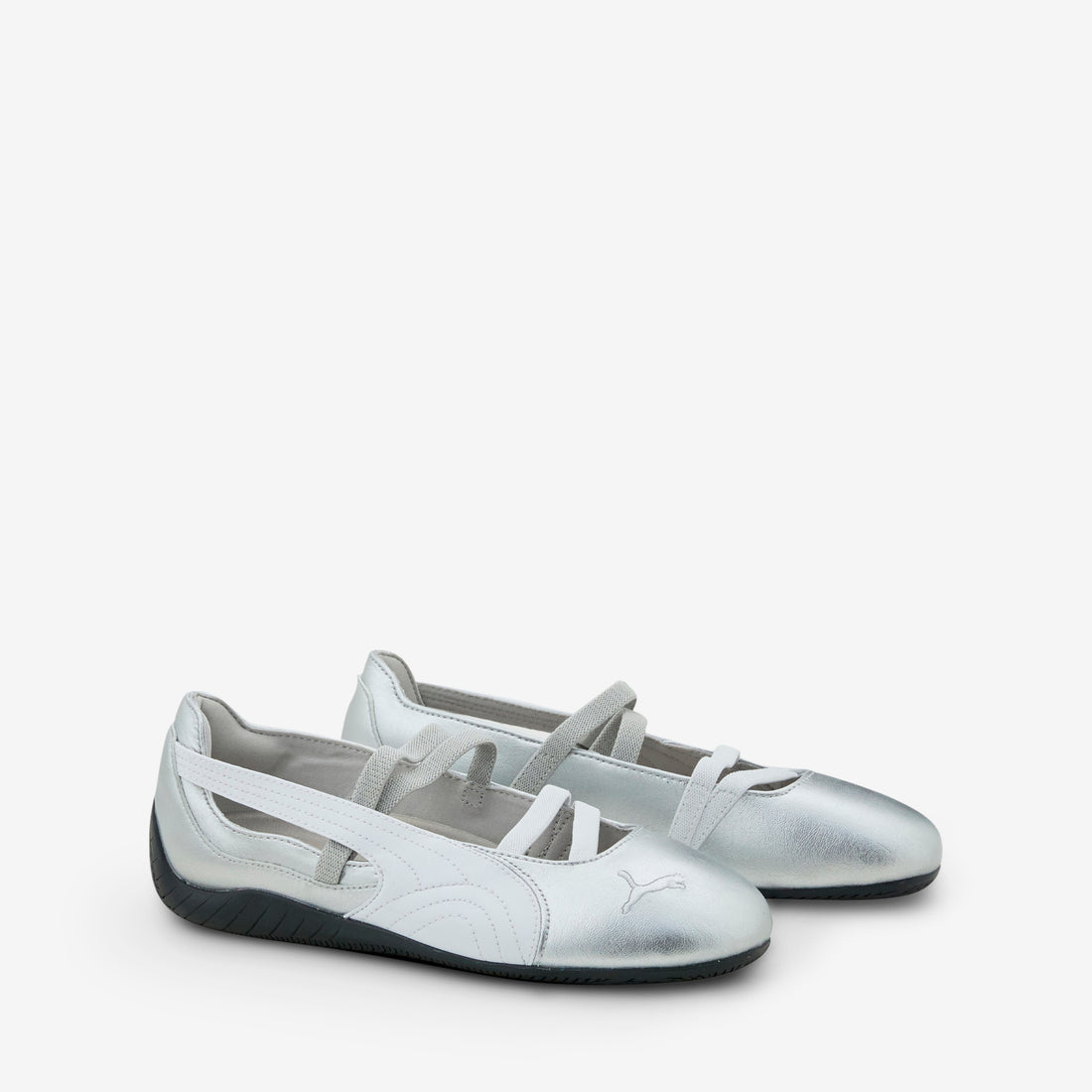 Women's Speedcat Ballet Metallic PUMA Silver | PUMA White Footwear