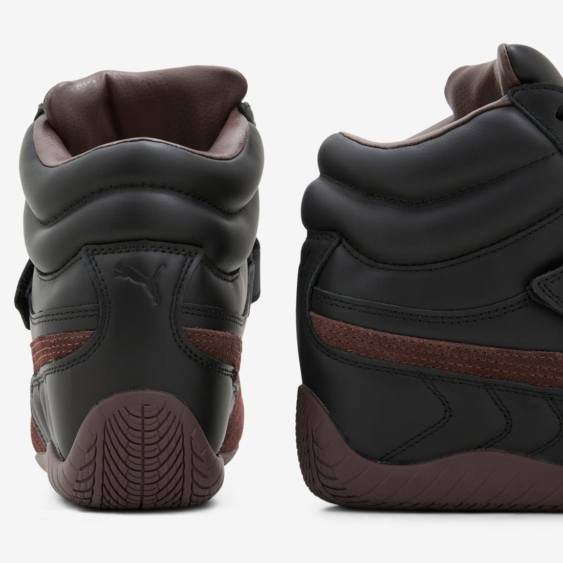 Women's Speedcat Wedge Leather PUMA Black | Chocolate Footwear