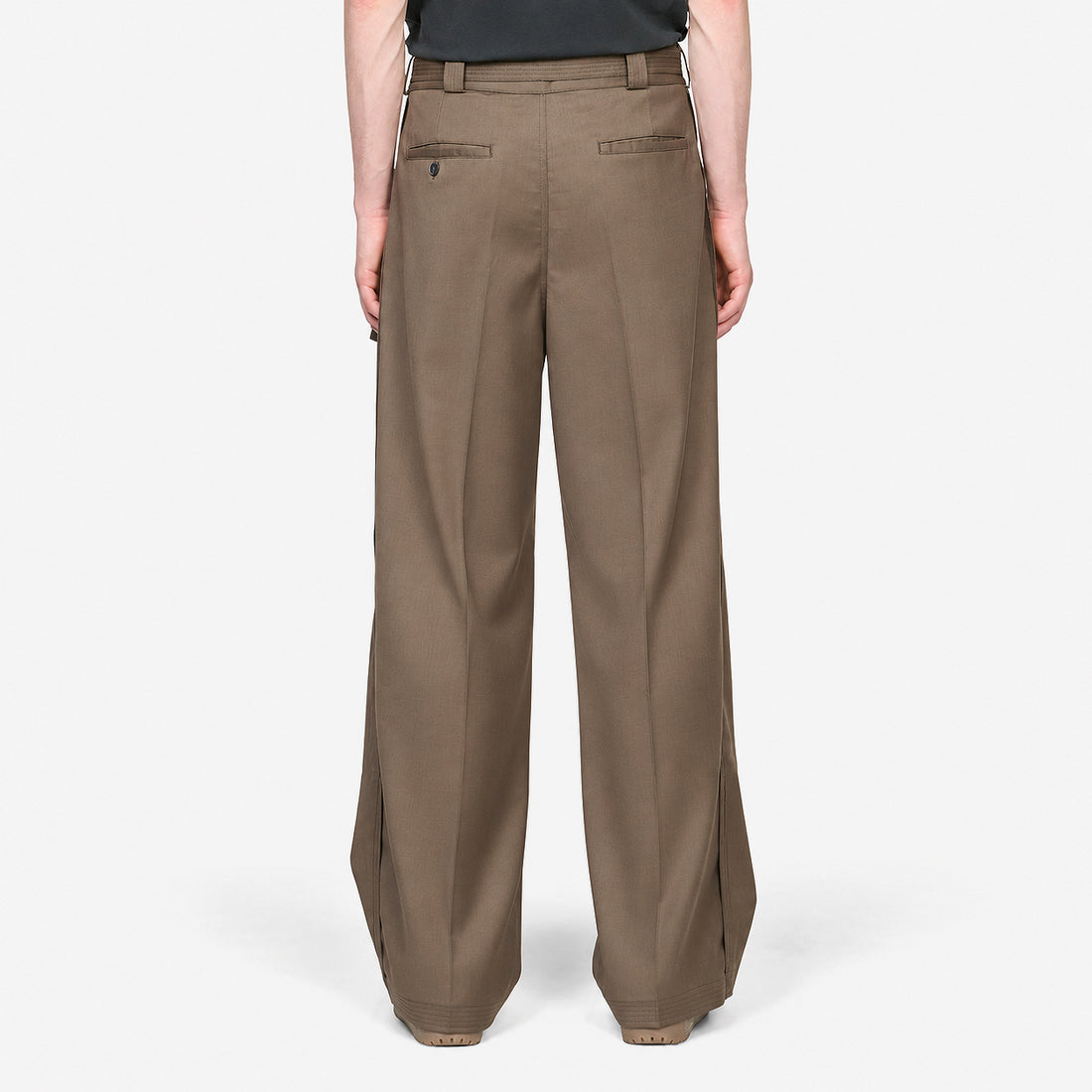 Above The Clouds x Pleated Work Pant Brown | Black Pants