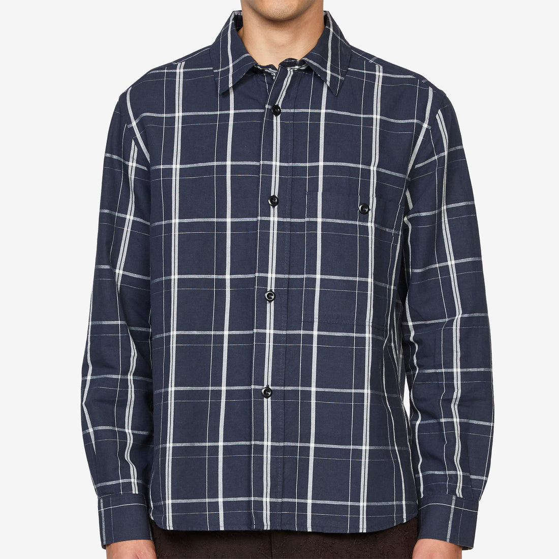 Overall Shirt Slate Blue | Off White Shirts
