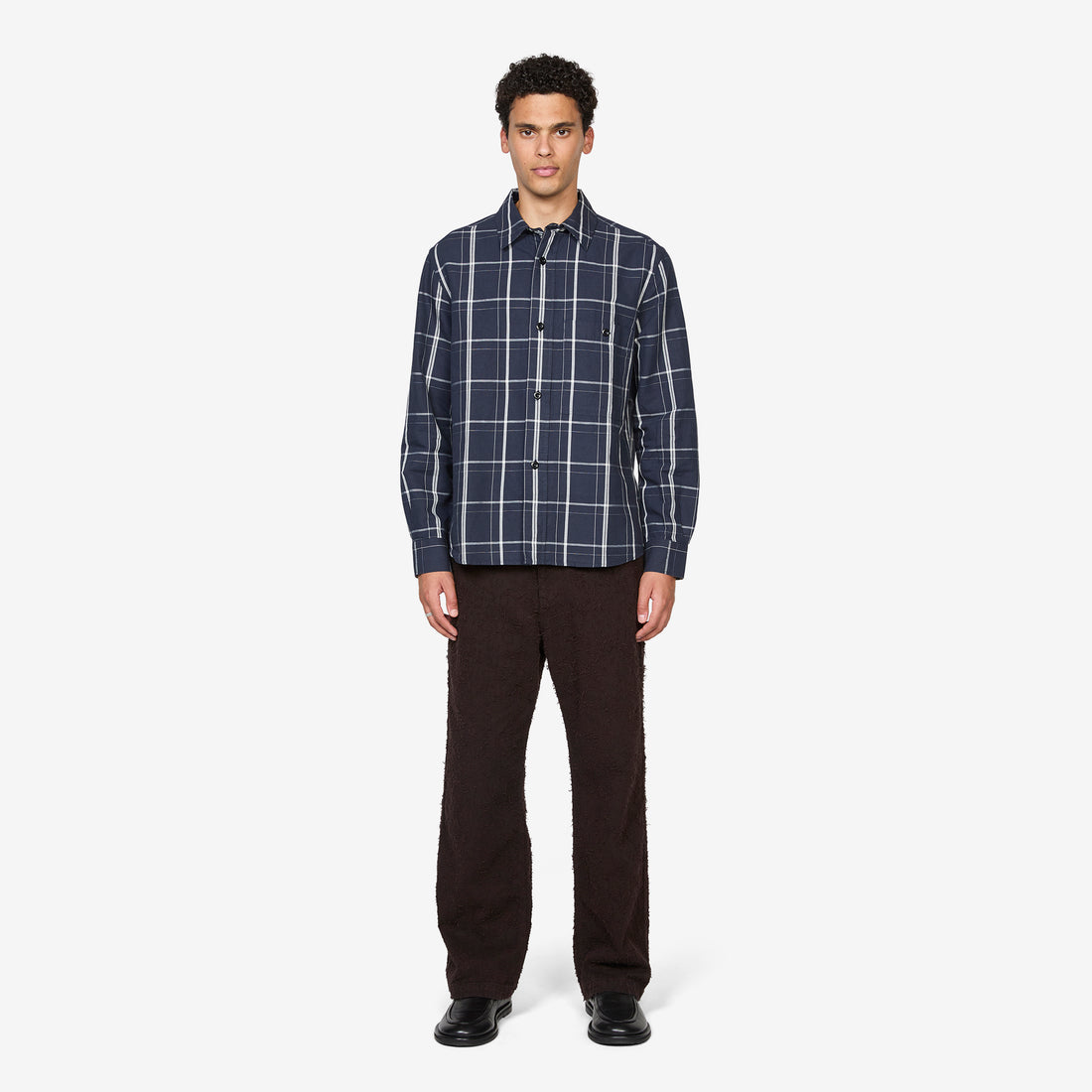 Overall Shirt Slate Blue | Off White Shirts