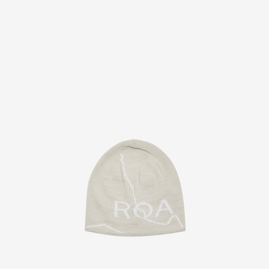 Logo Wool Beanie Off White Headwear