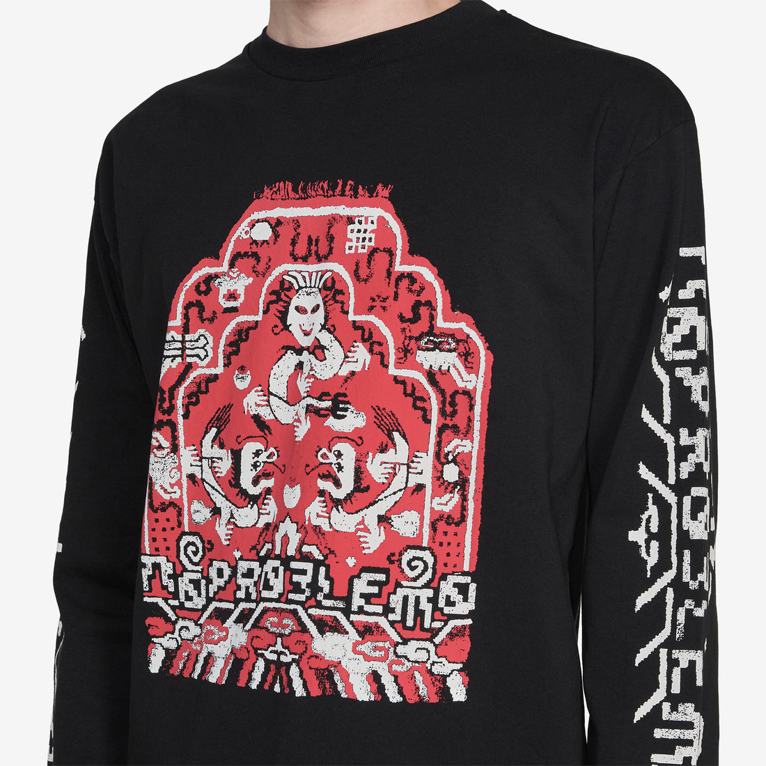 Rugged Longsleeve T-Shirt Black Tees