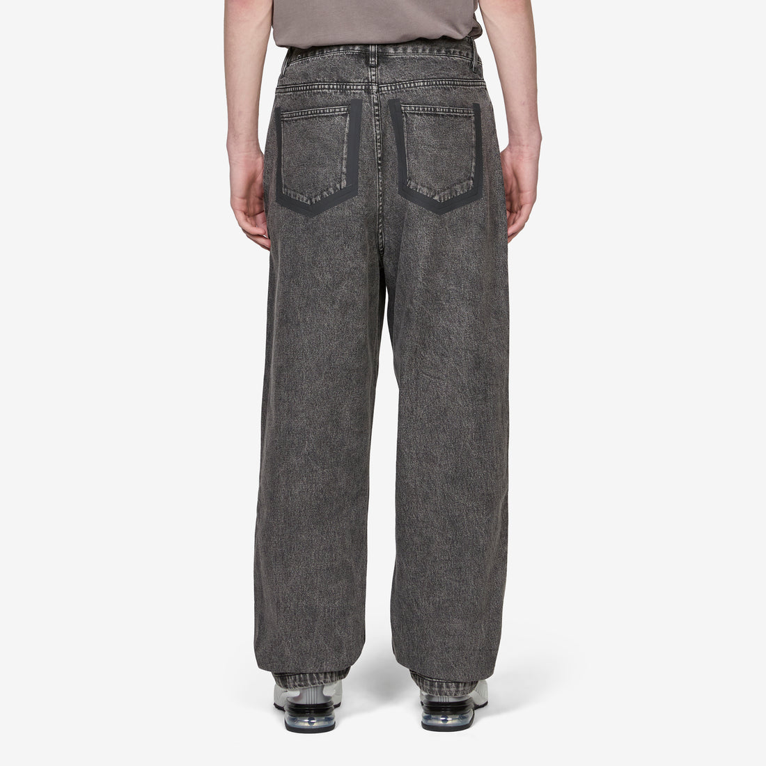 Sportswear Indigo Jeans Blue Denim | Haiind | Black | Safety Orange Pants