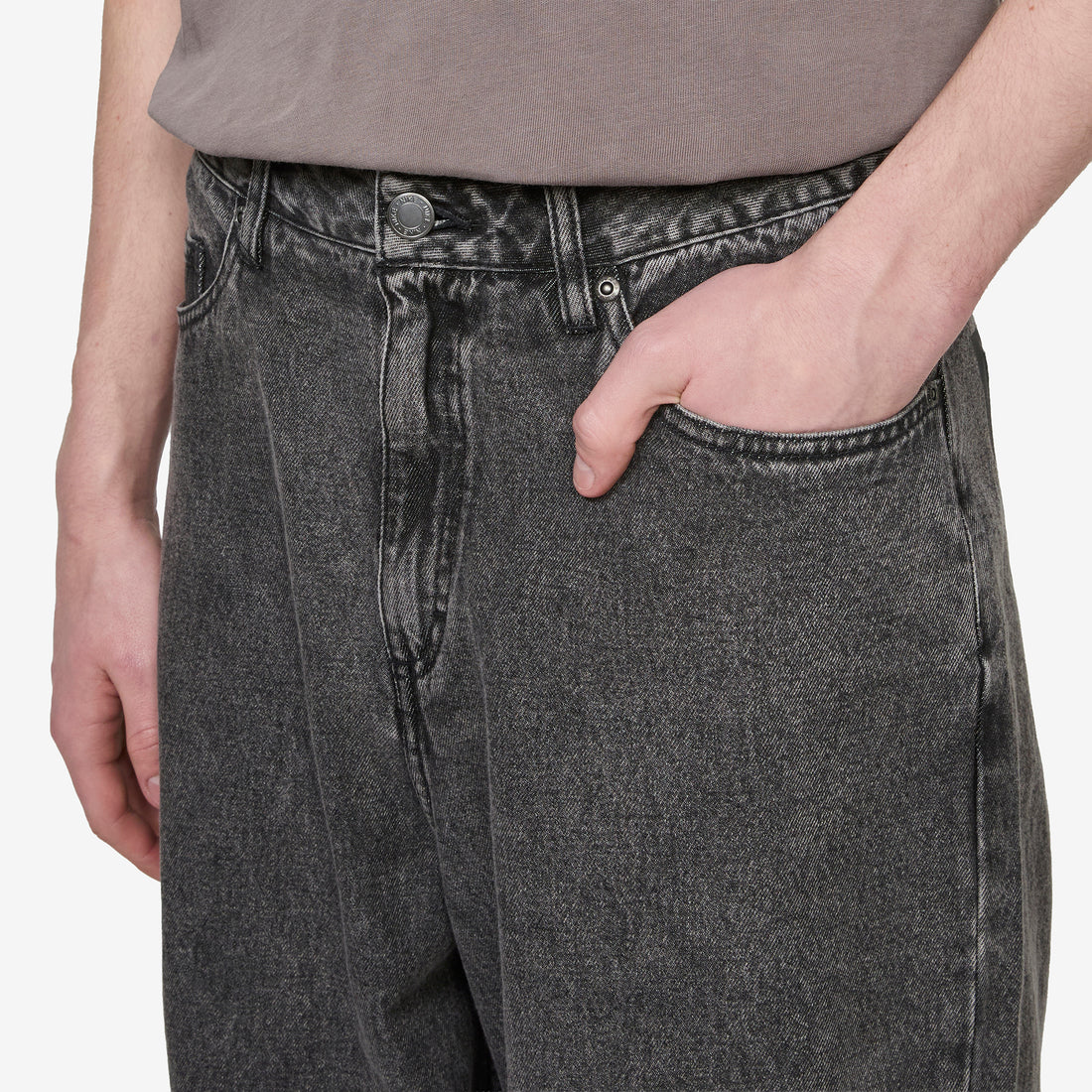 Sportswear Indigo Jeans Blue Denim | Haiind | Black | Safety Orange Pants