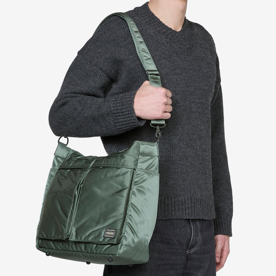 All New Tanker Tote Bag Sage Green (L) Bags