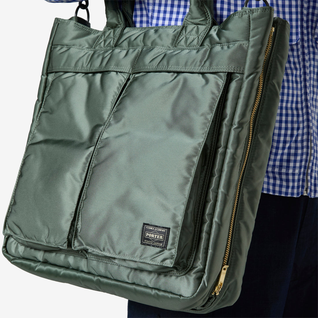 All New Tanker Carrying Tote Bag Sage Green Bags