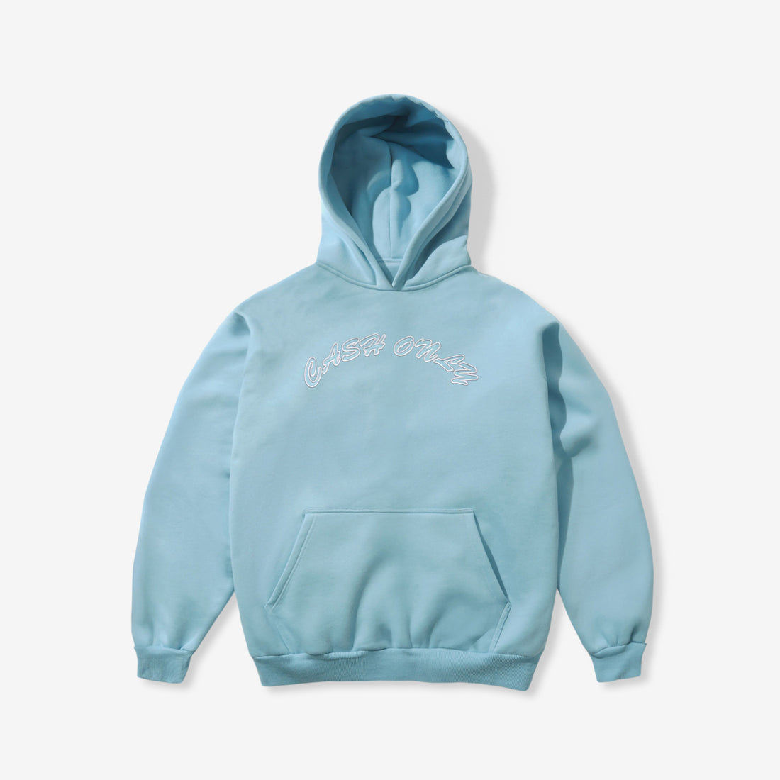 Ripstop Logo Applique Pullover Hood Sky Jumpers