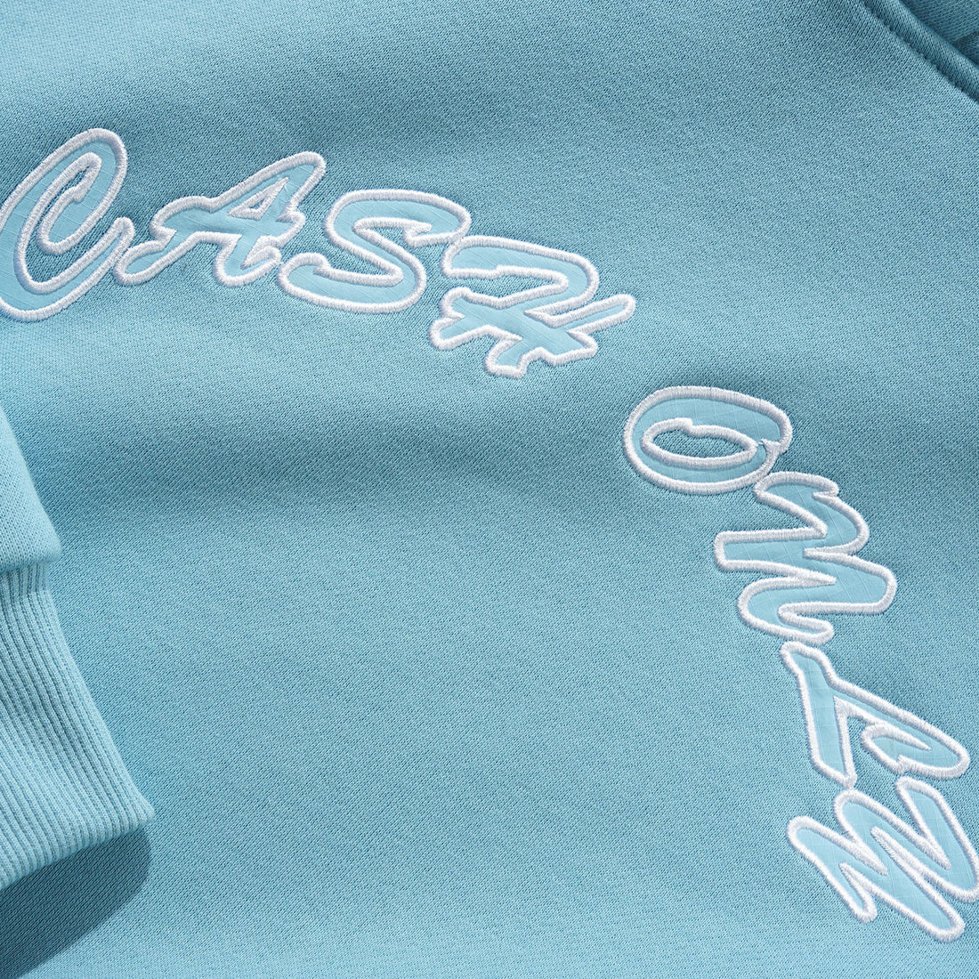 Ripstop Logo Applique Pullover Hood Sky Jumpers