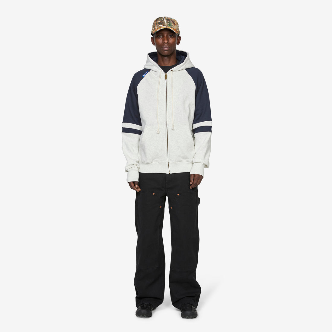 Freeman Hoodie Mid Grey Marle Jumpers