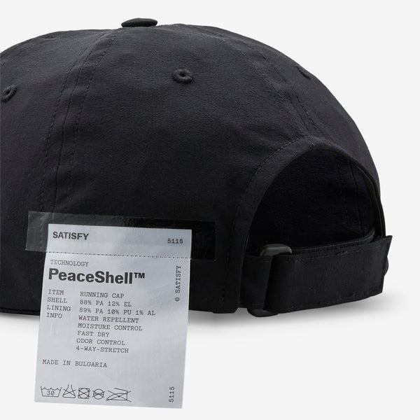 PeaceShell™ Running Cap Black