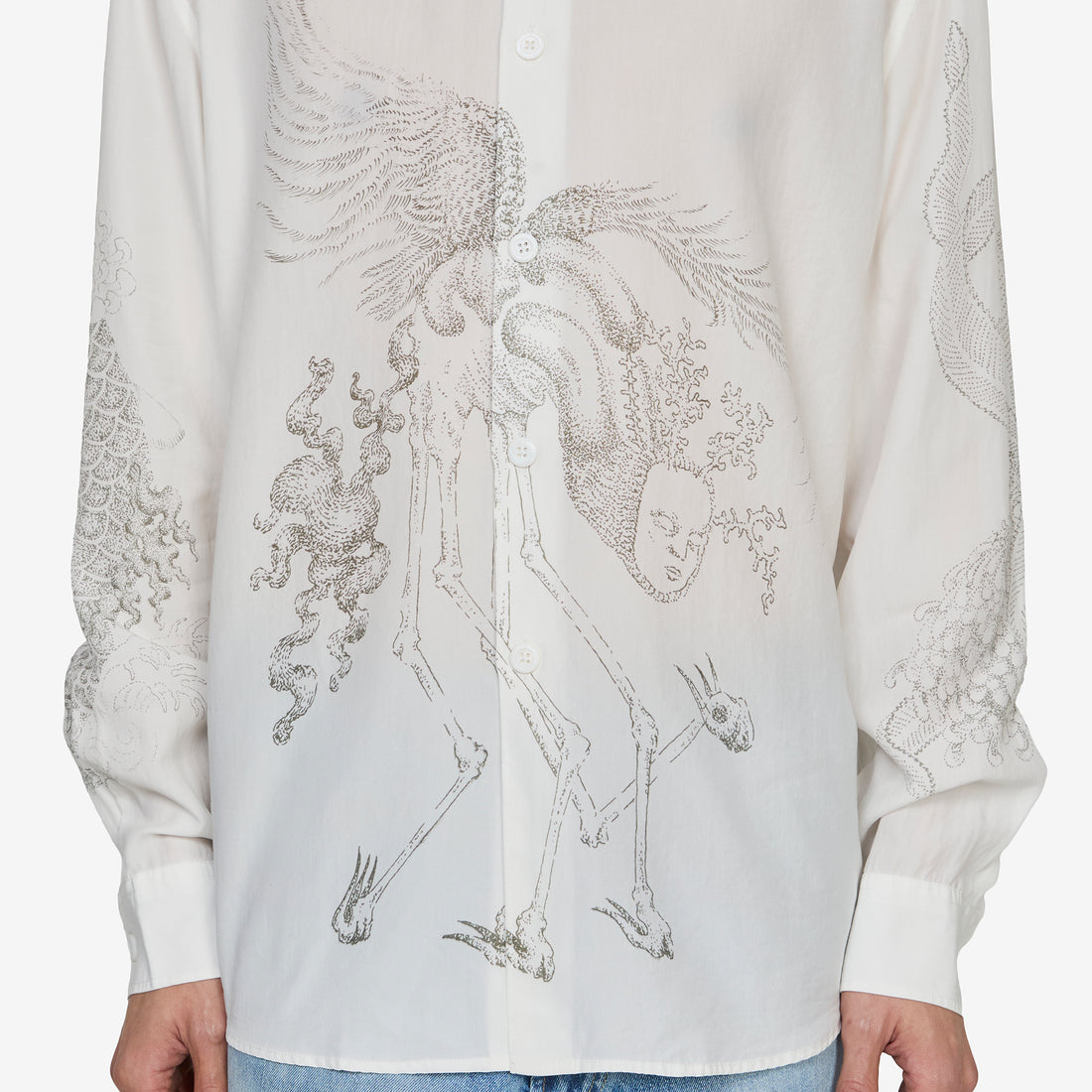 Beyond Shirt Pointillism Allegory Print Shirts