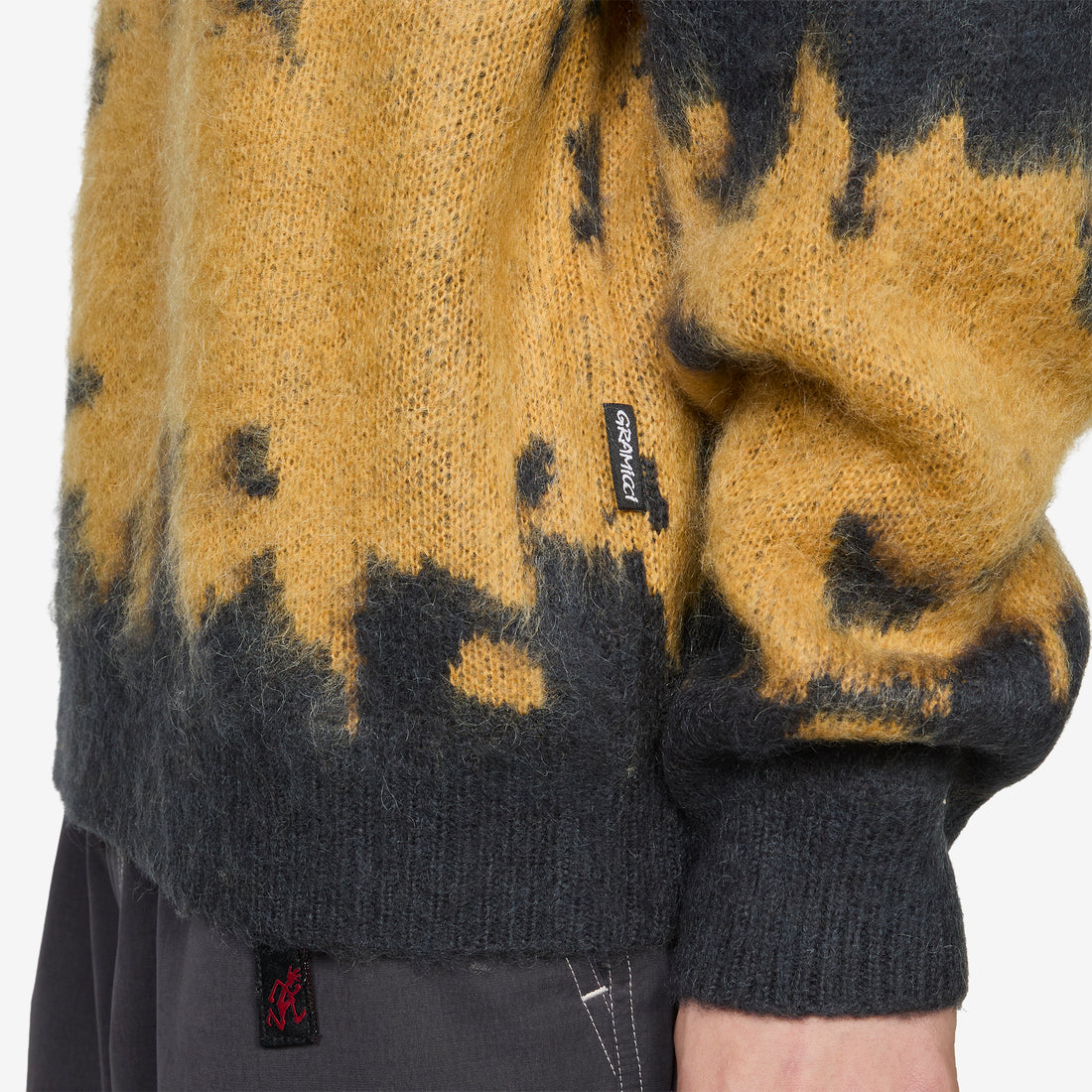 Mohair Splatter Sweater Safron Splatter Jumpers